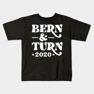 Bern & Turn 2020. Bernie Sanders 2020 and Nina Turner as VP Kids T-Shirt